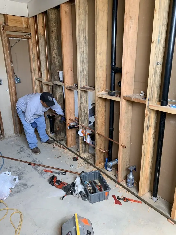 Commercial rough-in plumbing for Trenchless Sewer Repair in Anniston